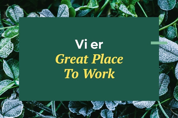 Vi er grreat place to work